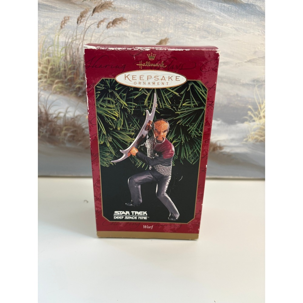 Hallmark Keepsake Ornament Star Trek Deep Space Nine WORF 1999